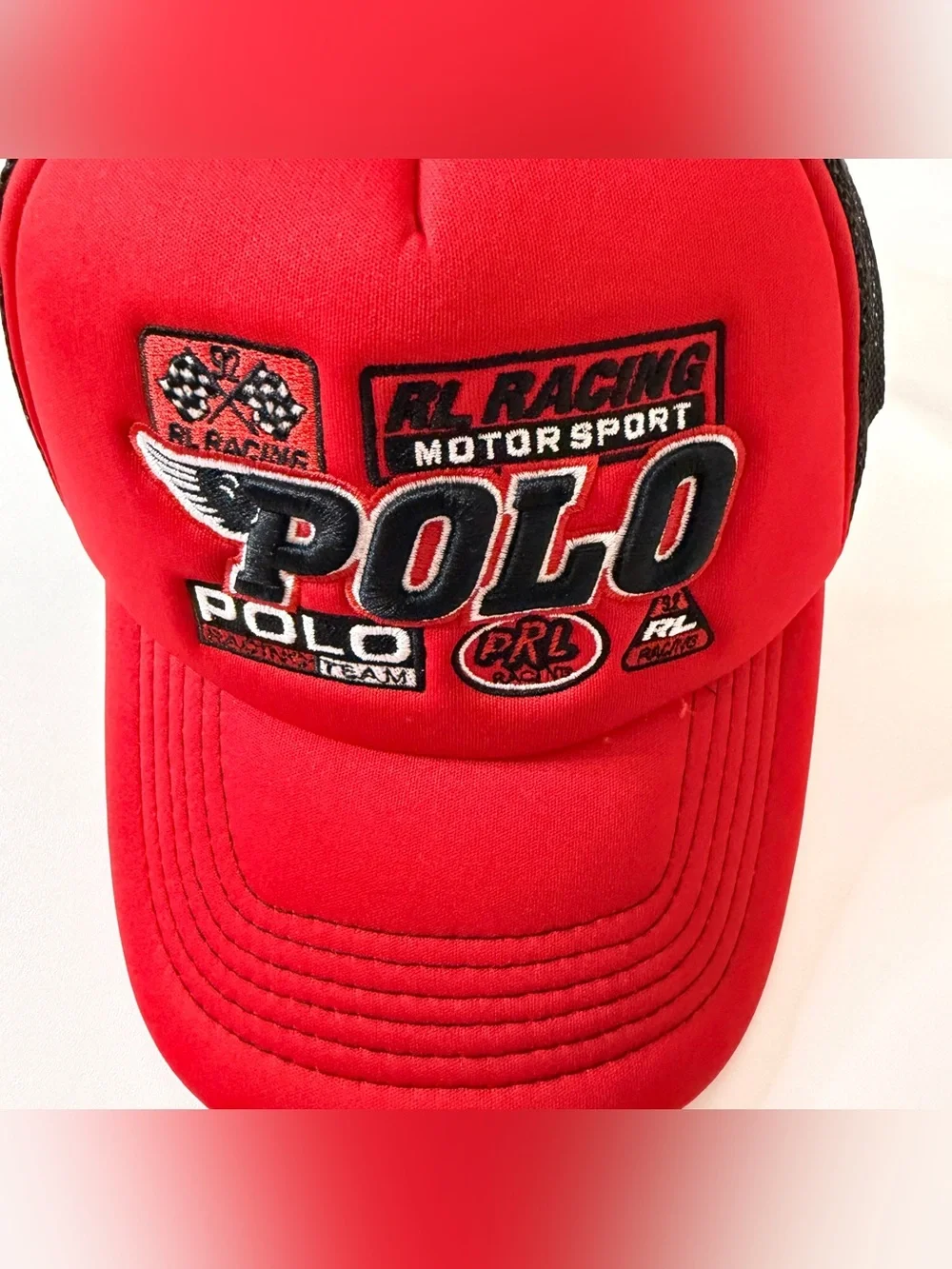 Ralph Lauren the polo red racing cap